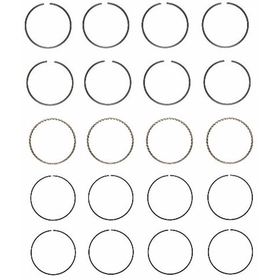 Premium Piston Rings Set | Compatible with 07-12 Chevy Colorado GMC Canyon 2.9L | .50mm (.020 Oversized)