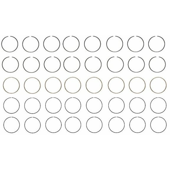 Premium Piston Rings Set | Compatible with 08-13 Dodge Chrysler Jeep 4.7L SOHC | .75mm (.030 Oversized)