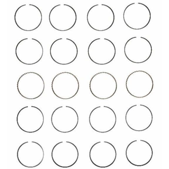 Premium Piston Rings Set | Compatible with Ford 2.0L SOHC | Standard Size