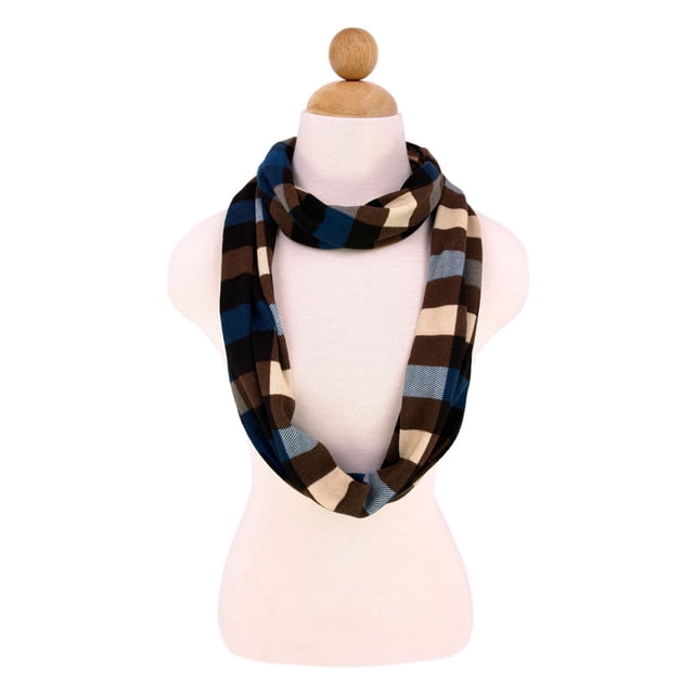 Premium Plaid Infinity Loop Scarf - Walmart Business Supplies