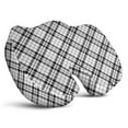 thumbnail image 1 of Premium Plaid Pattern Memory Foam Seat Cushion Ergonomic Chair Pad for Office Chair, Car, Airplane & Bleachers Sciatica, Tailbone Hip & Back Pain Relief - Chair Cushion for Long Office Workers., 1 of 5