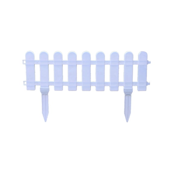 Premium Plastic Garden Fence for Flower Beds & Borders|Easy Assembly, Durable Edging Solution for Lawns, Pathways & Landscaping