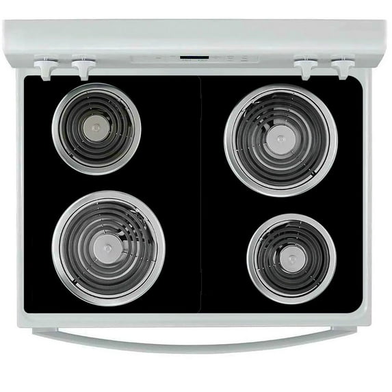 Premium Plus Custom Cut Stove Protector Liners for Whirlpool Electric Range Model WFC310S0EB, Custom Fit, Easy to Clean, Made in USA
