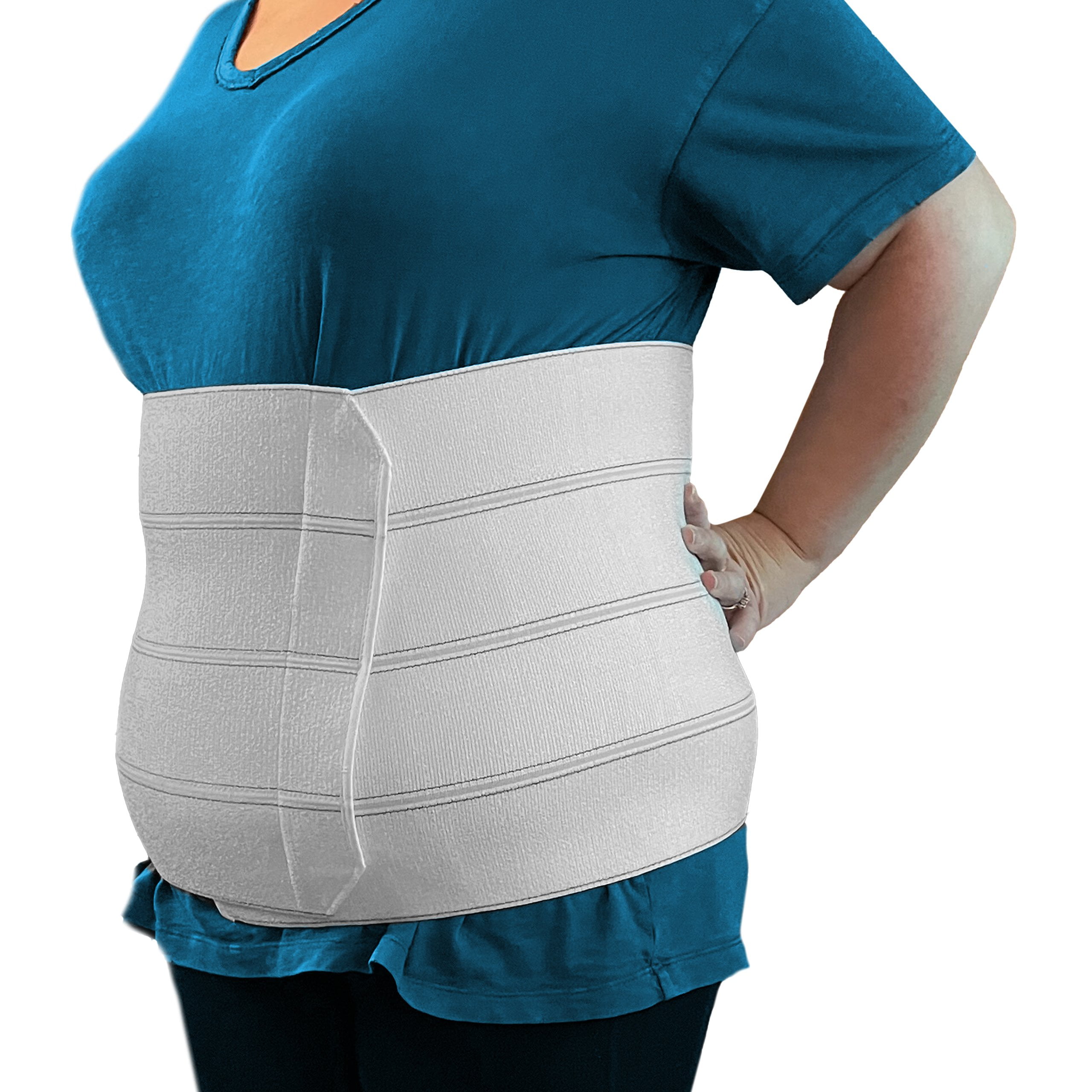 MARS WELLNESS Premium Plus Size Bariatric Abdominal Binder - 12" 4 Panel - Fits Waist Sizes 55" - 72"