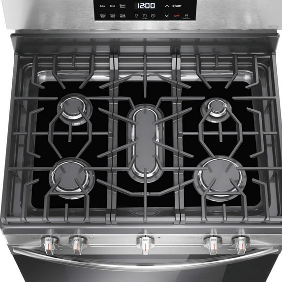 Premium Plus Stove Protectors for Frigidaire Gas Stove Model GCFG3060BF-A1, Custom Cut, Easy to Clean Stove Liner, Made in the USA.