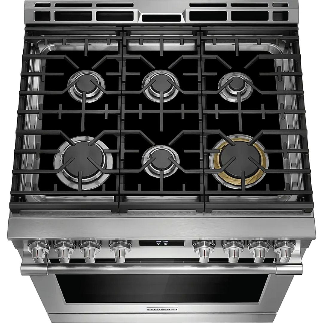 Premium Plus Stove Protectors for Frigidaire Gas Stove Model PCFG3080AF, Custom Cut, Easy to Clean Stove Liner, Made in the USA.