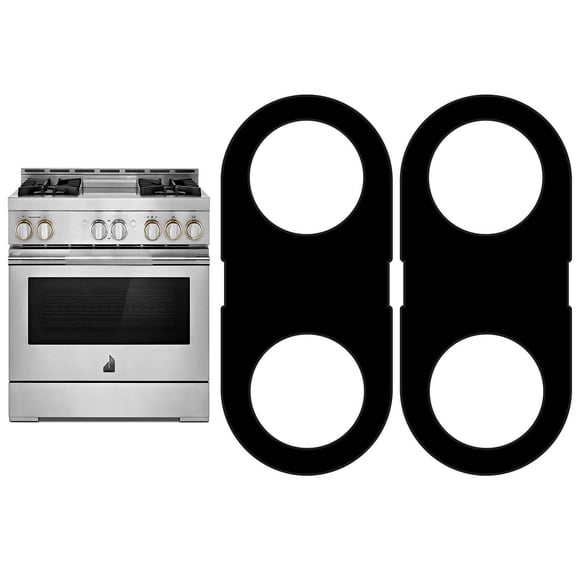 Premium Plus Stove Protectors for Jenn-Air Gas Stove Model JGRP430HL, Custom Cut, Easy to Clean Stove Liner, Made in the USA.