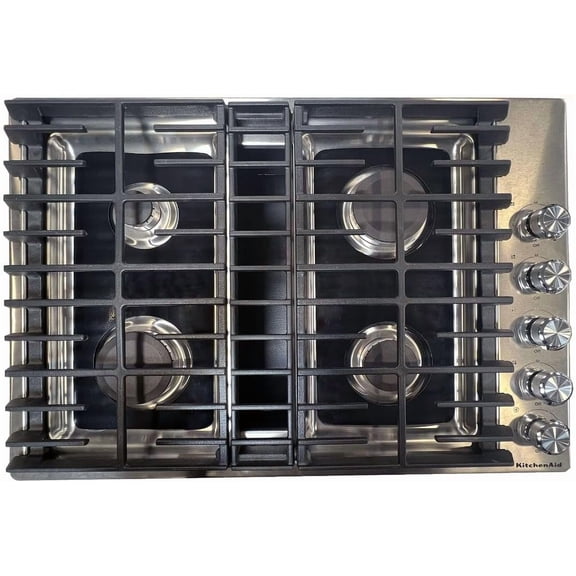 Premium Plus Stove Protectors for KitchenAid Gas cooktop Model KCGD500GSS, Custom Cut, Easy to Clean Stove Liner, Made in the USA.