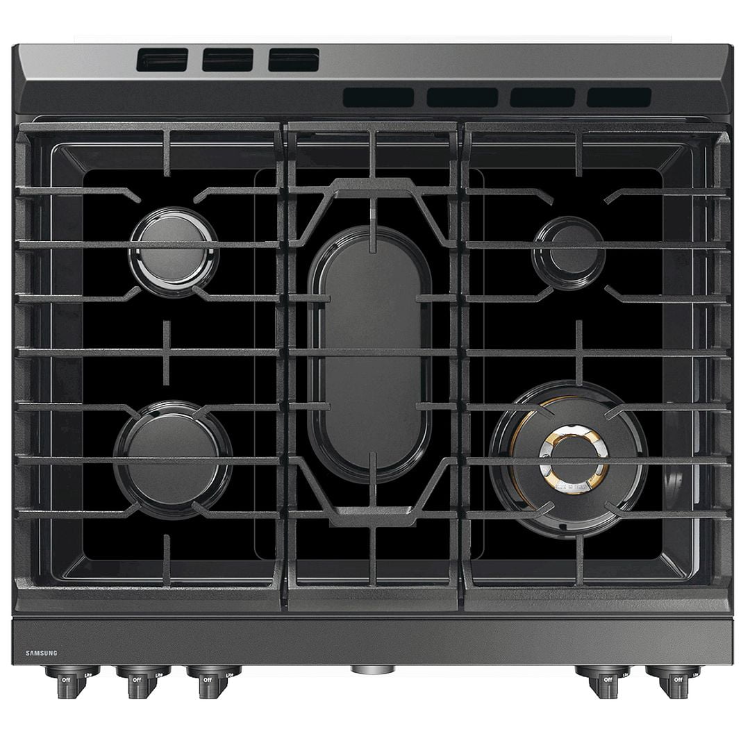 Premium Plus Stove Protectors for Samsung Gas Cooktop Model NSG6DG8500SR, Custom Cut, Easy to Clean Stoveliner, Made in the USA.