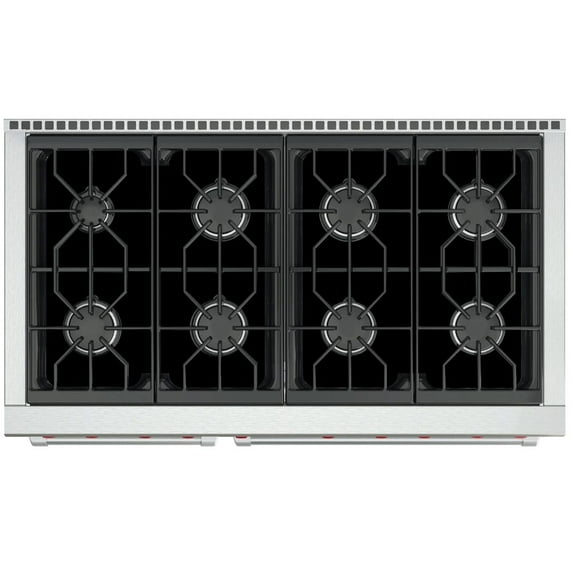 Premium Plus Stove Protectors for WOLF Gas Rangetop Model GR488LP, Custom Cut, Easy to Clean Stove Liner, Made in the USA.