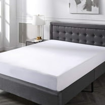 Premium Plush Ultra Soft White Deep Pocket Terry Fabric 100% Waterproof Hypoallergenic Fitted Mattress Cover/Protector (Perfect For Box Springs As Well) - Assorted Sizes