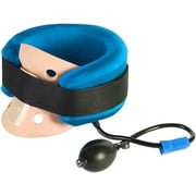 Premium Pneumatic Cervical Traction Collar   Inflatable Neck Traction Device for Pain Relief, Stretch and Decompress Neck Muscles