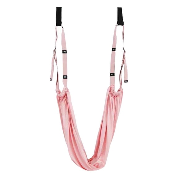 Premium Polyester Aerial Yoga Strap for Stretching Flexibility and Pain Relief Green Pink Blue
