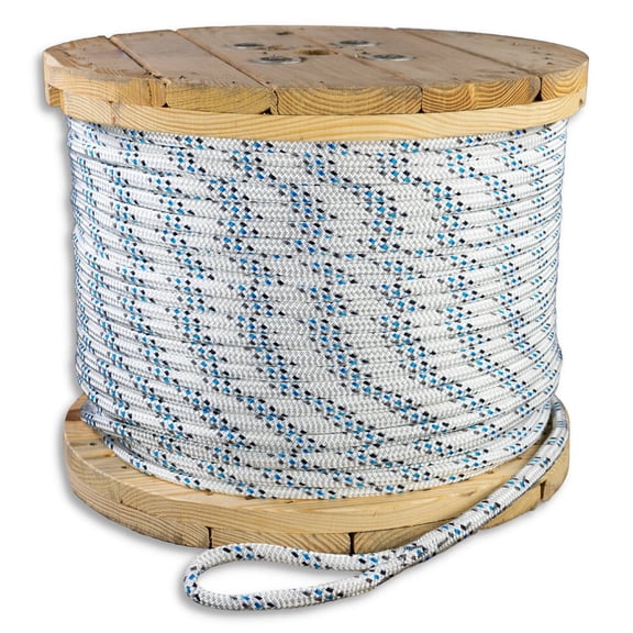 Premium Polyester Double Braid Cable Pulling Rope | Made in USA | Highest Strength | 9/16 inch x 2400 feet
