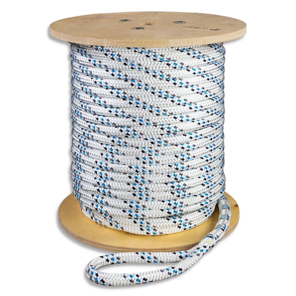 Premium Polyester Double Braid Cable Pulling Rope | Made in USA | Highest Strength | 9/16 inch x 300 feet