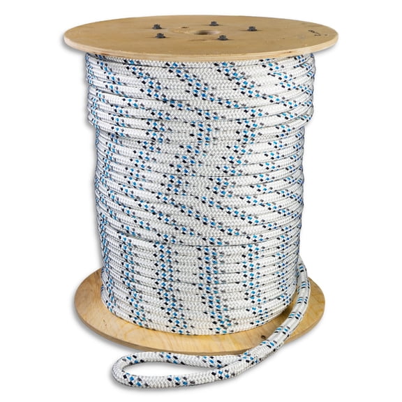 Premium Polyester Double Braid Cable Pulling Rope | Made in USA | Highest Strength | 9/16 inch x 600 feet