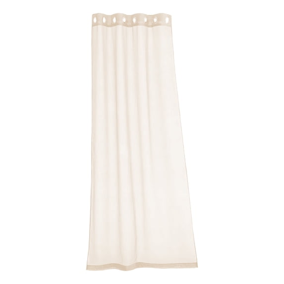 Premium Polyester Outdoor Curtain with Metal Hanging System - Durable Windproof & Waterproof Sun Shade Screen for Patio, Garden, Porch - UV Resistant, Breathable Design for Privacy & Ventilation