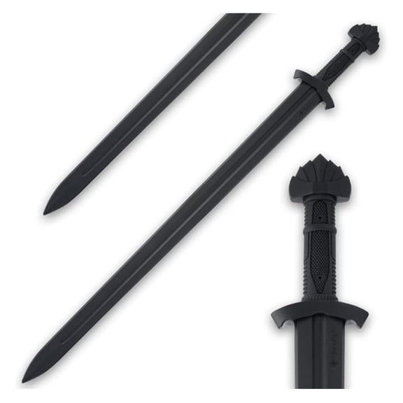 Premium Polypropylene Training Sword Practice | Virtually Unbreakable | Textured Handle | 38.5" Overall Length