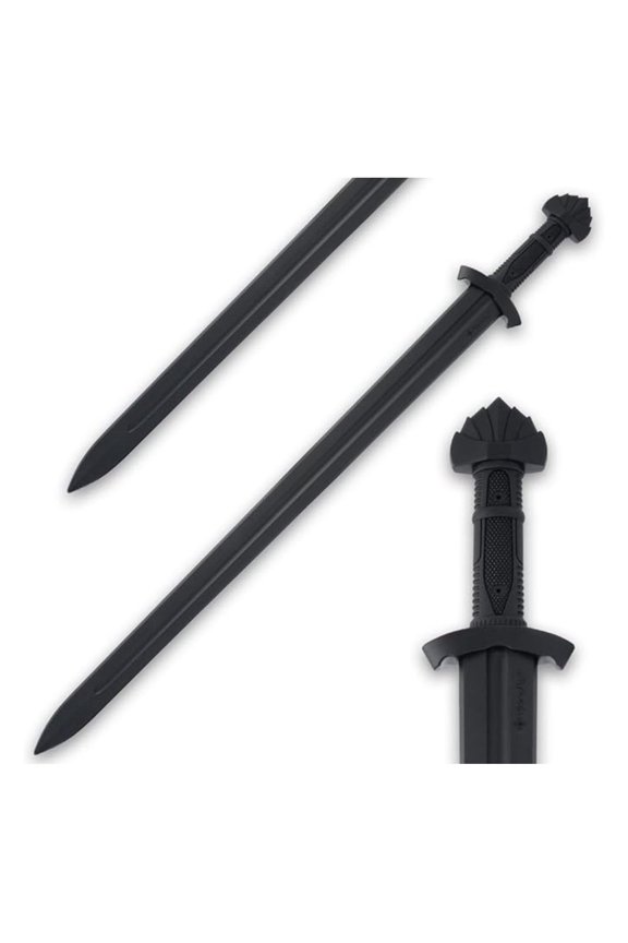 Premium Polypropylene Training Sword Practice | Virtually Unbreakable | Textured Handle | 38.5" Overall Length