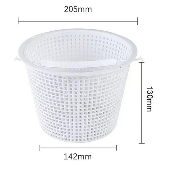 Premium Pool Skimmer Basket Replacement with Weighted Bottom and Lockable