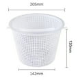 thumbnail image 1 of Premium Pool Skimmer Basket Replacement with Weighted Bottom and Lockable, 1 of 9