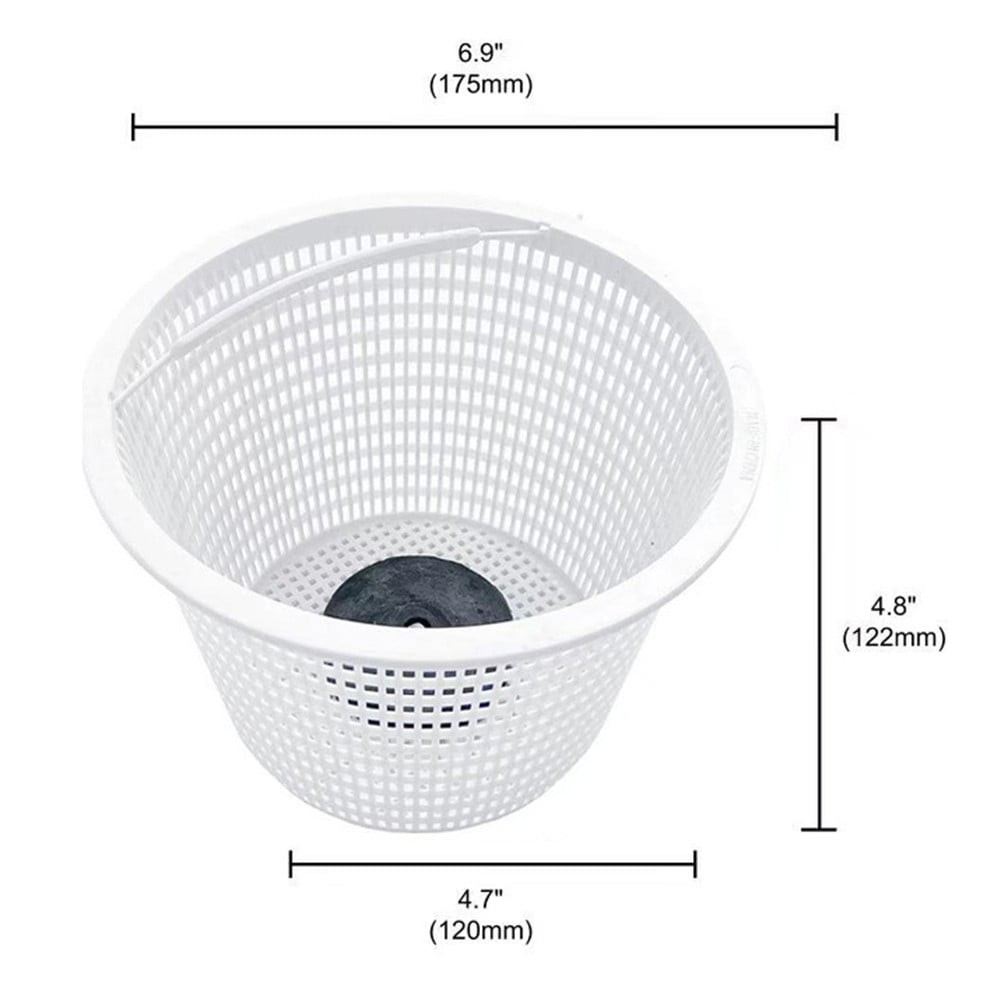 Premium Pool Skimmer Basket Replacement with Weighted Bottom and ...