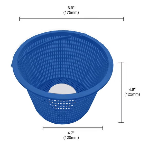 Premium Pool Skimmer Basket Replacement with Weighted Bottom and Lockable