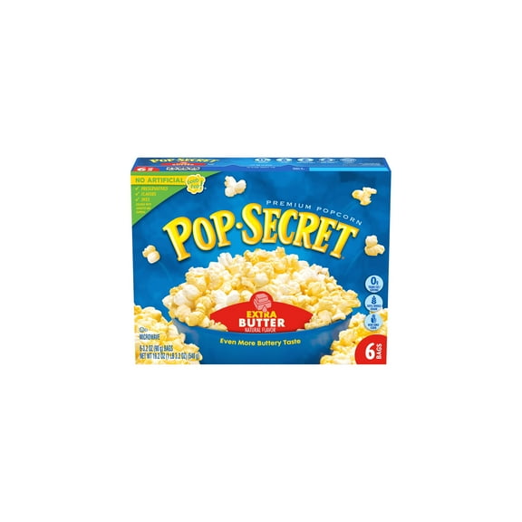 Pop Secret Premium Popcorn Extra Butter (Pack of 4)