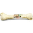 thumbnail image 1 of Pork Chomps Premium Rawhide-Free Baked Pork Skin Knotted Dog Bone, 20 Inch, 1 Count, 1 of 8