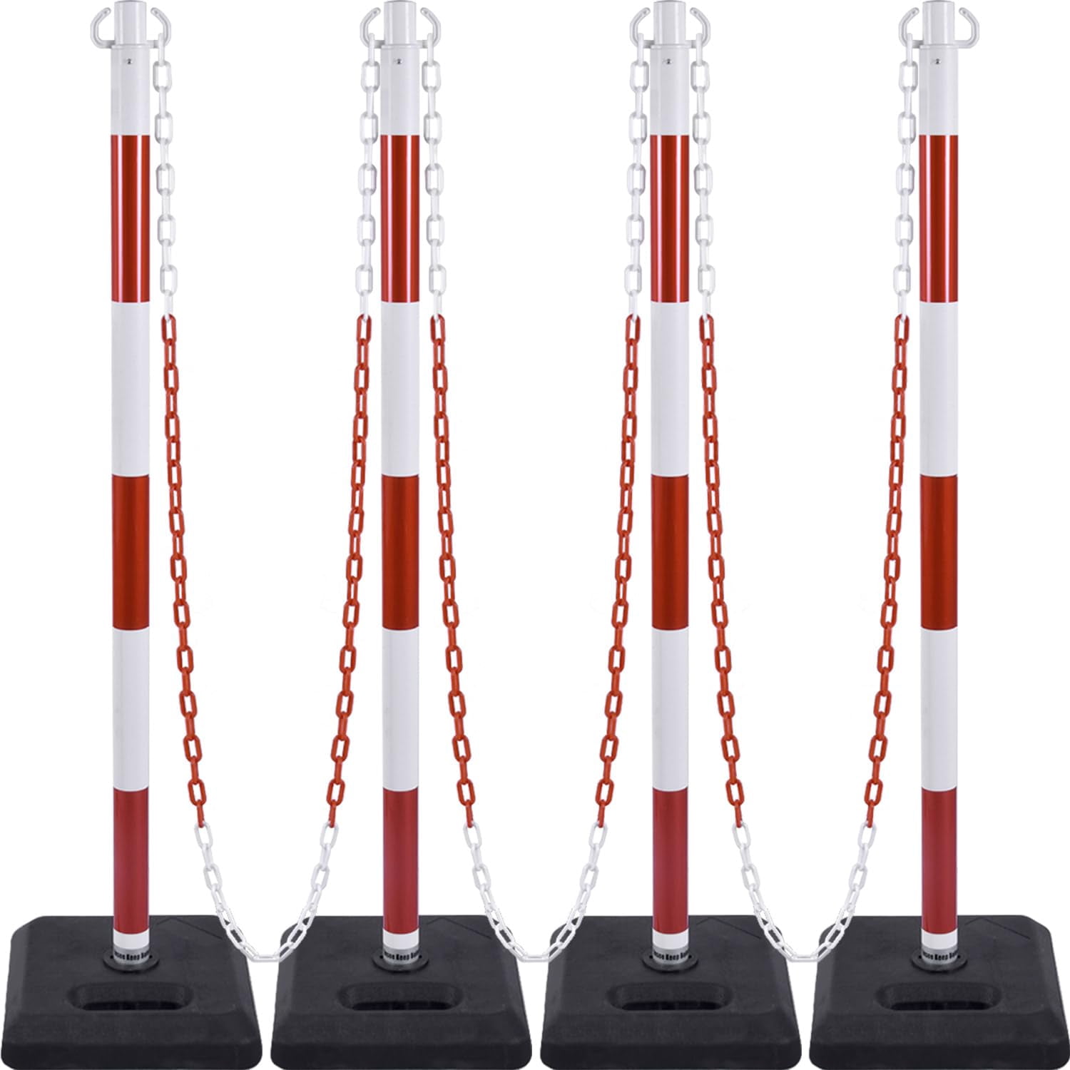 Safety Plastic Post And Chain 250x500