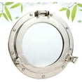 thumbnail image 1 of Premium Porthole Mirror, Silver Coated Ship's Mirror, Wall Circle Décor Mirror, Window Maritime Wall Hanging Nautical Home Decorative Mirror for Bathroom Bedroom Living Room, 1 of 1