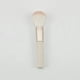 Premium Powder & Blush Brush - Soft White Contour Brush for Flawless Wet/Dry Application