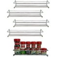 thumbnail image 1 of Premium Presents 6 Pack. Wall Mount Spice Rack Organizer for Cabinet. Spice Shelf. Seasoning Organizer. Pantry Door Organizer. Spice Storage. 12 x 3 x 3 inches Brand, 1 of 4