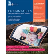 Premium Printable Cotton Satin Fabric 8.5"X11" 25/Pkg-