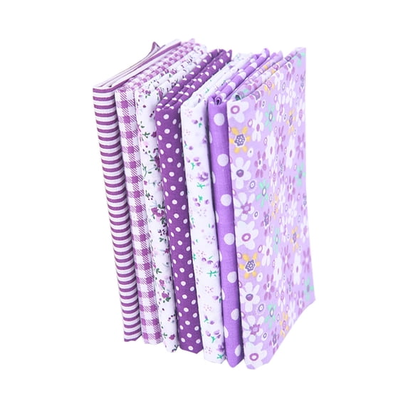 Premium Printed Cotton Fabric Bundle for Quilting and Sewing Projects Soft Craft Material Squares Perfect for Patchwork DIY Handmade Quilters Hobbyists 50x50cm