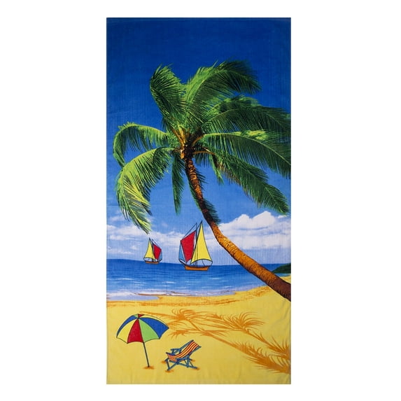 Premium Printed Cotton Travel Beach Towel