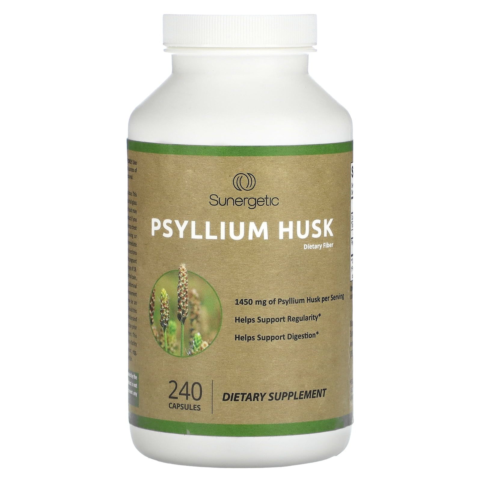 Premium Psyllium Husk Capsules 725mg of Psyllium Husk per Capsule Powerful Psyllium Husk