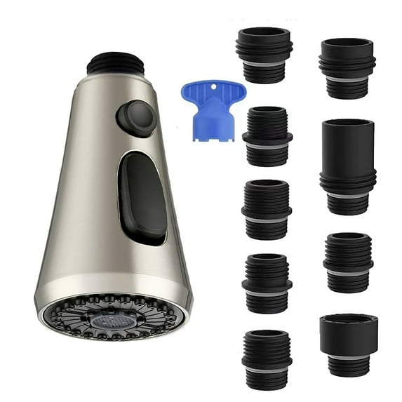 Premium Pull Down Faucet Spray Head Replacement G1/2 for 3 Spray Options for Kitchen Convenience