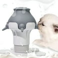 thumbnail image 1 of Premium Puppy Nursing Bottle - Food Grade Silicone Pet Feeder with 5 Nipples, Suction Cup Base for Multiple Newborn Puppies, 15x14x11cm, 1 of 3