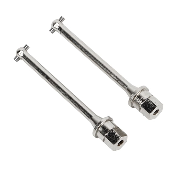 Premium RC Rear Axle Drive Shaft Silver Steel Upgrades Kit High Strength RC Replacement Parts for Axial Yeti JR 1/18 RC Car Accessories Model AXI31624 2.3 x 0.4 inches / 58 x 9.6 mm 2 Pack