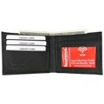 thumbnail image 1 of Premium RFID Blocking Men's Genuine Lamb Leather Slim ID Card Holder Bifold Wallet RFID 1160 BOX (C), 1 of 10