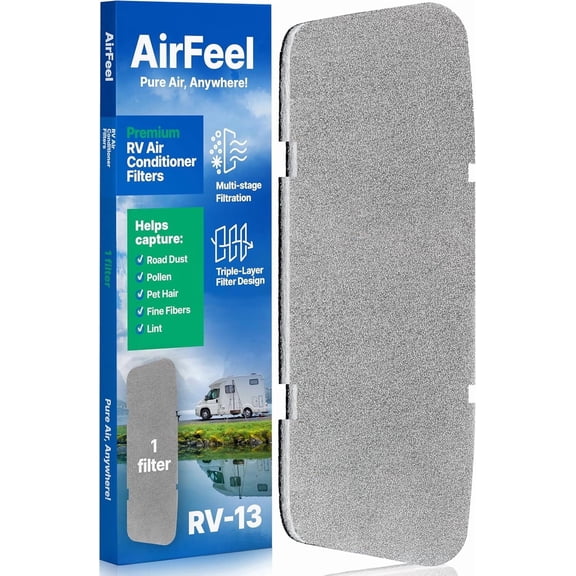 RV AC Filter Replacement 5.3 x 16.3  Triple Stage for Dometic Duo-Therm AC, Replaces 3315333.003  1 Pack