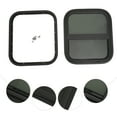 thumbnail image 1 of Premium RV Horizontal Window with Aluminum Alloy Frame, Tempered Glass, Black Color, Direct Replacement for RVs with 2-6mm or 48-55mm Thickness, 1 of 7