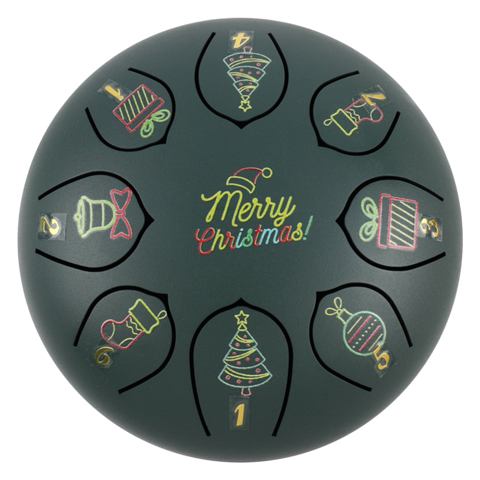 Premium Rain Drum 6 Inches11 Note Christmas tree gifts for drummers Steel Tongue Drums & Percussion Kit Aum Sound Drum Handpan for Bongos Set Meditation Sound Healing Instruments Yoga