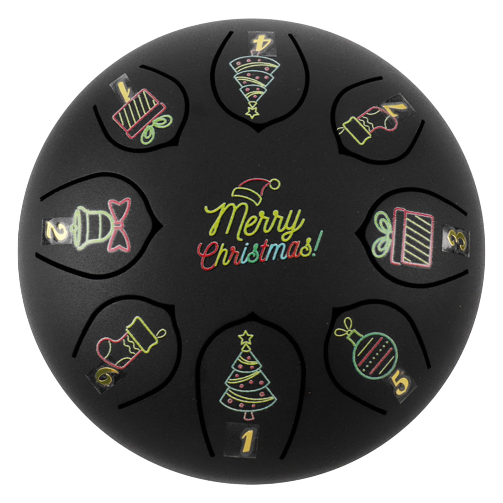 Premium Rain Drum 6 Inches11 Note Christmas tree gifts for drummers Steel Tongue Drums & Percussion Kit Aum Sound Drum Handpan for Bongos Set Meditation Sound Healing Instruments Yoga
