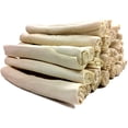 thumbnail image 1 of Premium Rawhide Retriever Thick Rolls for Dogs Bone 9-10” (24 Count) All-Natural Grass-Fed Free-Range Hand Rolled Dog Bones for Medium and Large Dogs, 1 of 7