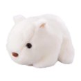 thumbnail image 1 of Premium Realistic Hamster Plush Toy Soft Stuffed Animal for Kids Cute Kawaii Small Hamster White, 1 of 5