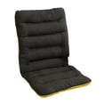 thumbnail image 1 of Premium Recliner & Sofa Cushion with Backrest – Comfortable Soft Elastic Seat Pad for Home, Office, Dining & Deck Chairs, Perfect for Indoor Use,Black, 1 of 6