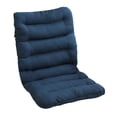 thumbnail image 1 of Premium Recliner & Sofa Cushion with Backrest – Comfortable Soft Elastic Seat Pad for Home, Office, Dining & Deck Chairs, Perfect for Indoor Use,Blue, 1 of 6