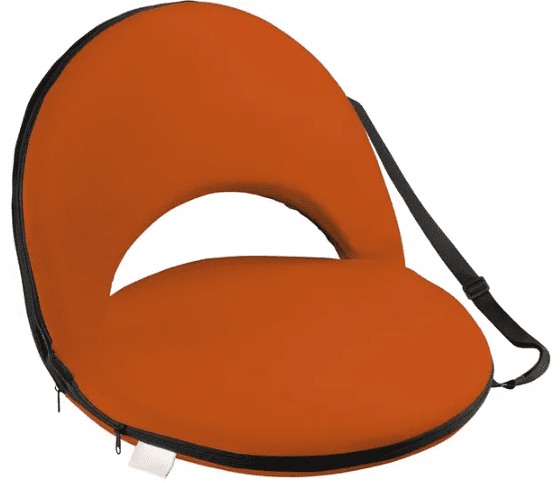 Premium Reclining Stadium Seat for Bleachers with Back Support 6 Reclining Positions Bleacher Hooks for Sports, Camping, Kayaking